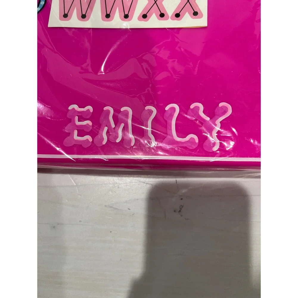 Personalized Pink Clipboard case Emily Name Peace‎ Sign Back to School Decor